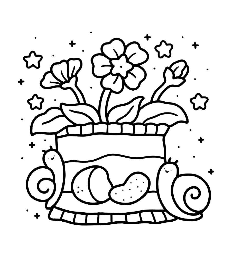 No Jardim para Colorir 14