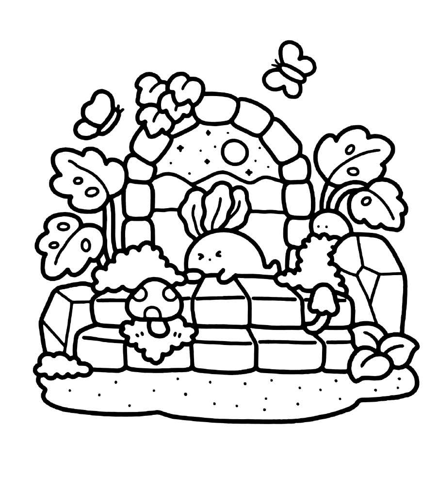 Into Gardens Coloring Pages 23