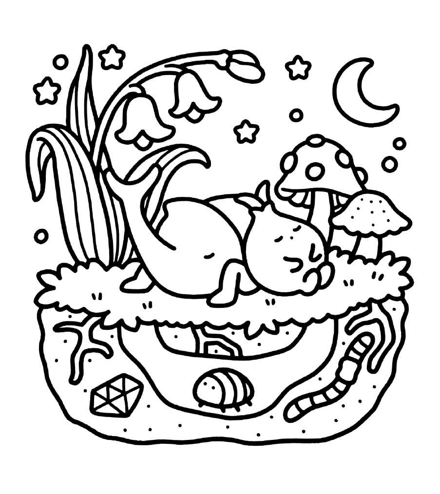 Into Gardens Coloring Pages 4