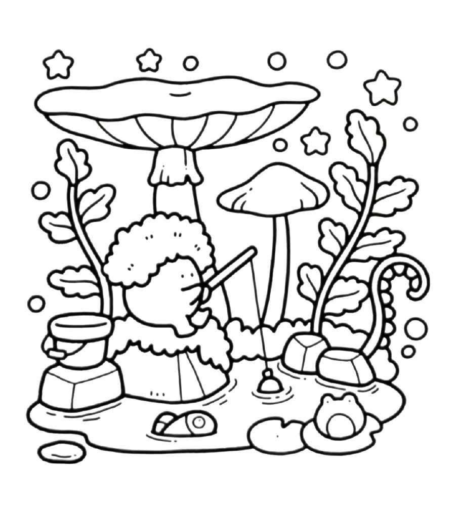 Into Gardens Coloring Pages 6