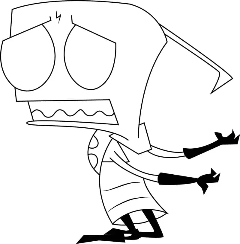 Invader Zim Ausmalbilder 17