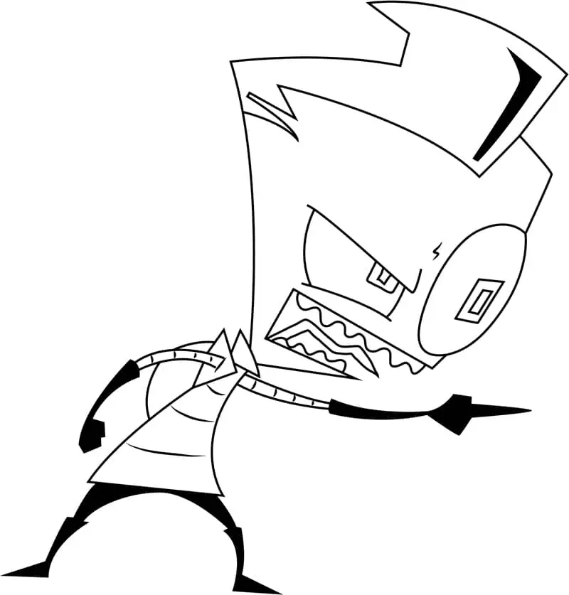 Invader Zim Ausmalbilder 3