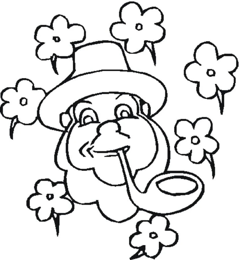 Desenhos de Irlanda Para Colorir 104