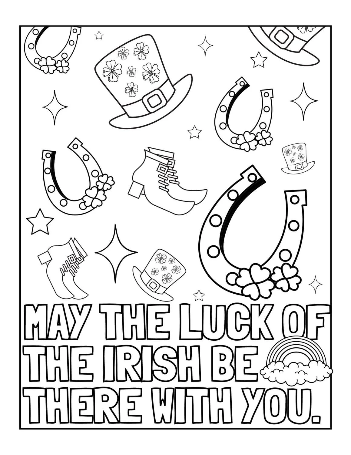 Desenhos de Irlanda Para Colorir 22