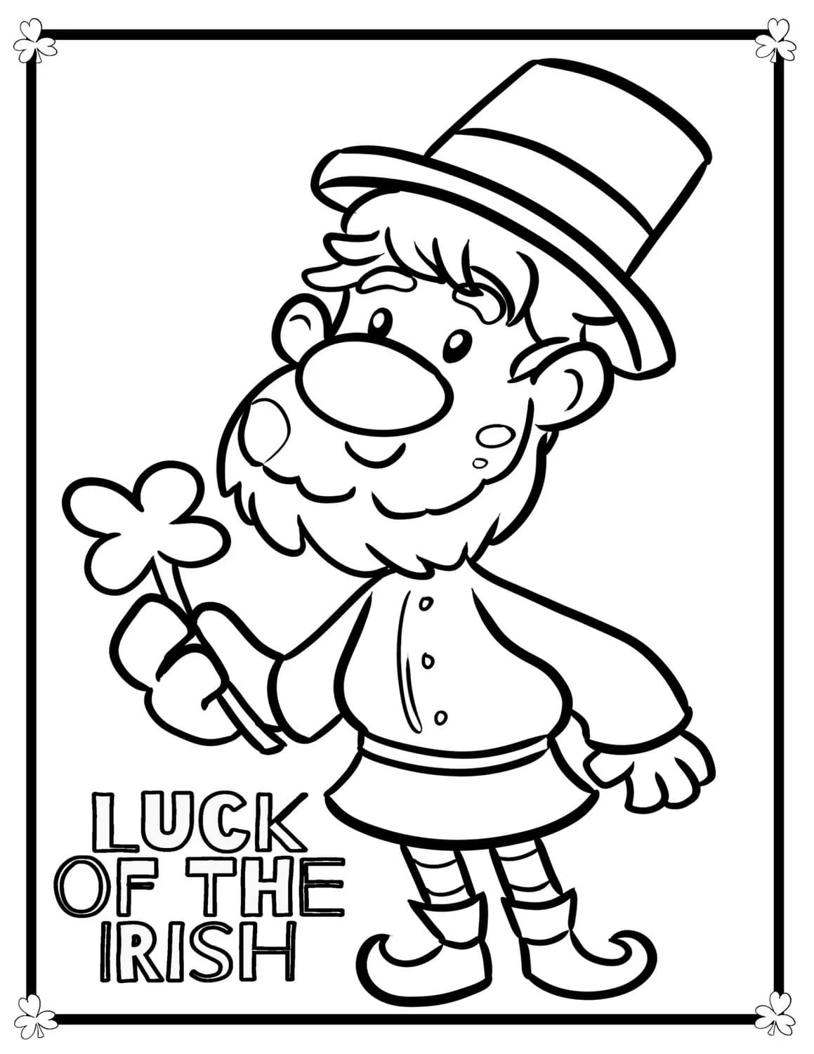 Desenhos de Irlanda Para Colorir 23