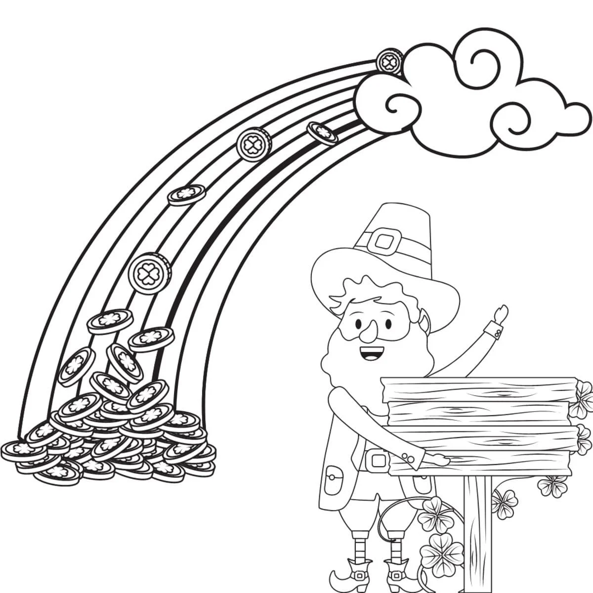 Desenhos de Irlanda Para Colorir 46