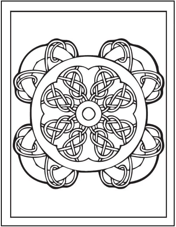 Desenhos de Irlanda Para Colorir 72