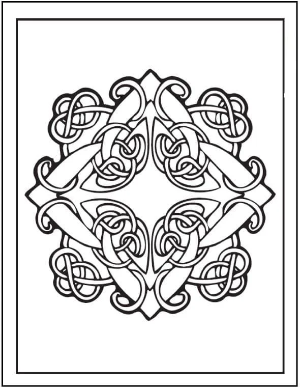 Desenhos de Irlanda Para Colorir 95