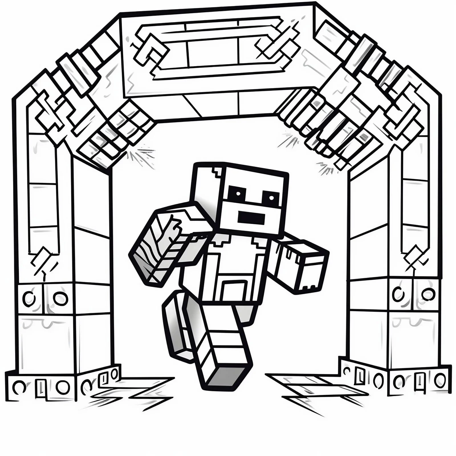 Iron Golem Ausmalbilder 10