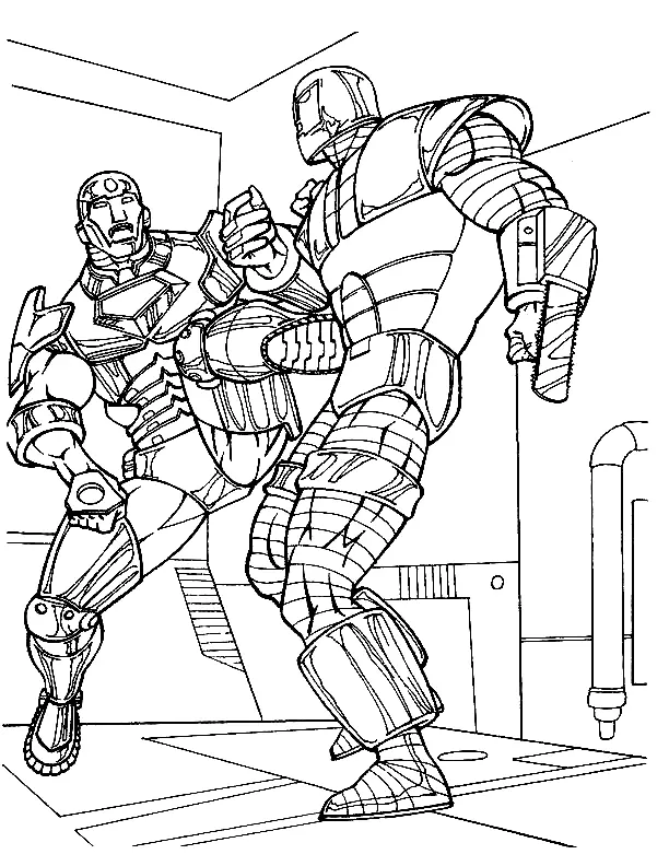 Desenhos de Iron Man Para Colorir 41