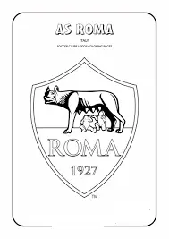 Desenhos de Logotipos de Times Da Serie A Italiana Para Colorir 5