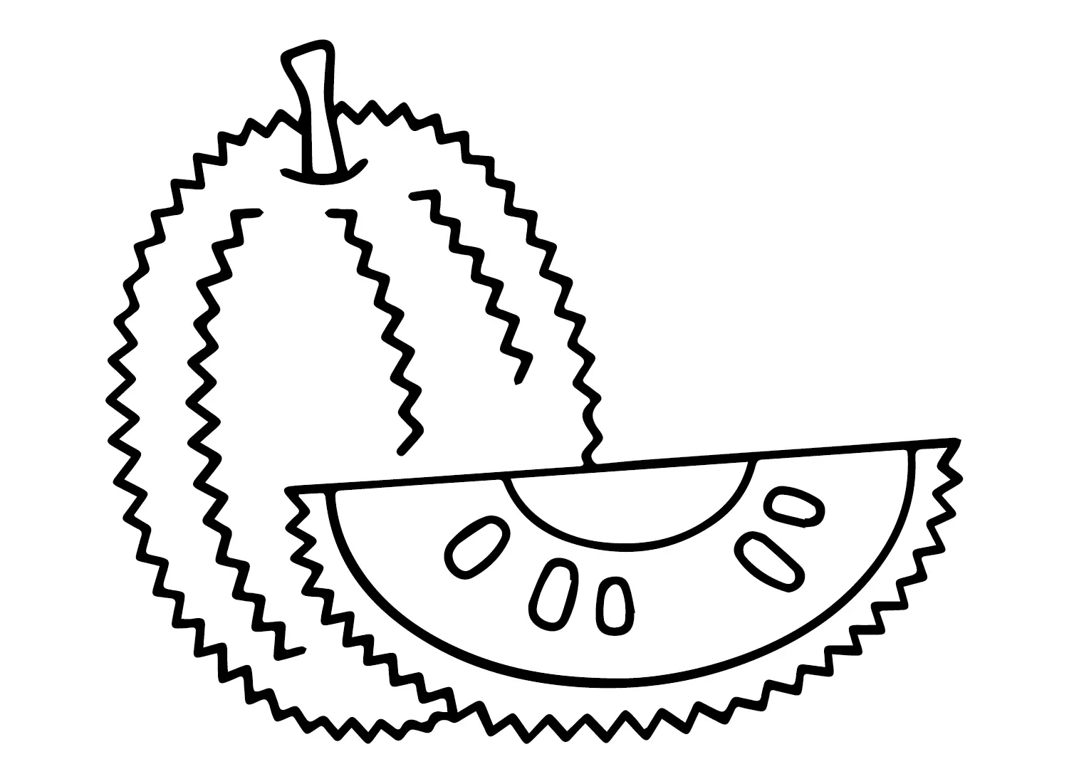 Jackfruit Ausmalbilder 23