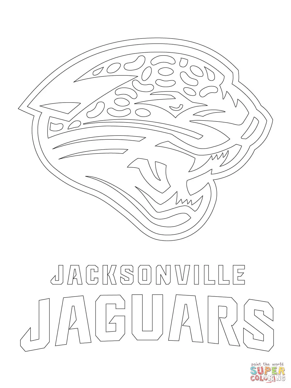 Jacksonville Jaguars Coloring Pages