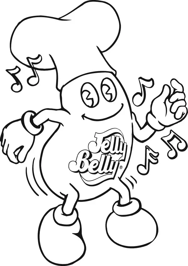 Desenhos de Jelly Belly Para Colorir 1