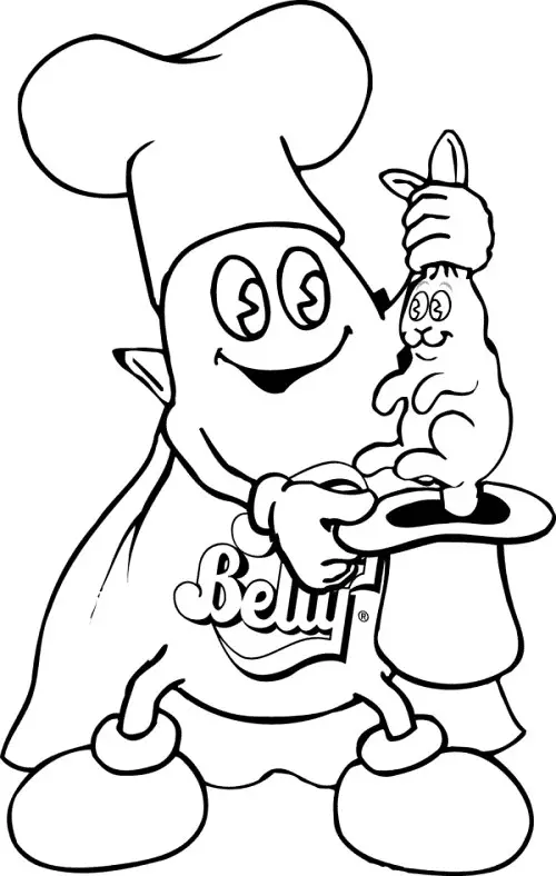 Desenhos de Jelly Belly Para Colorir 10