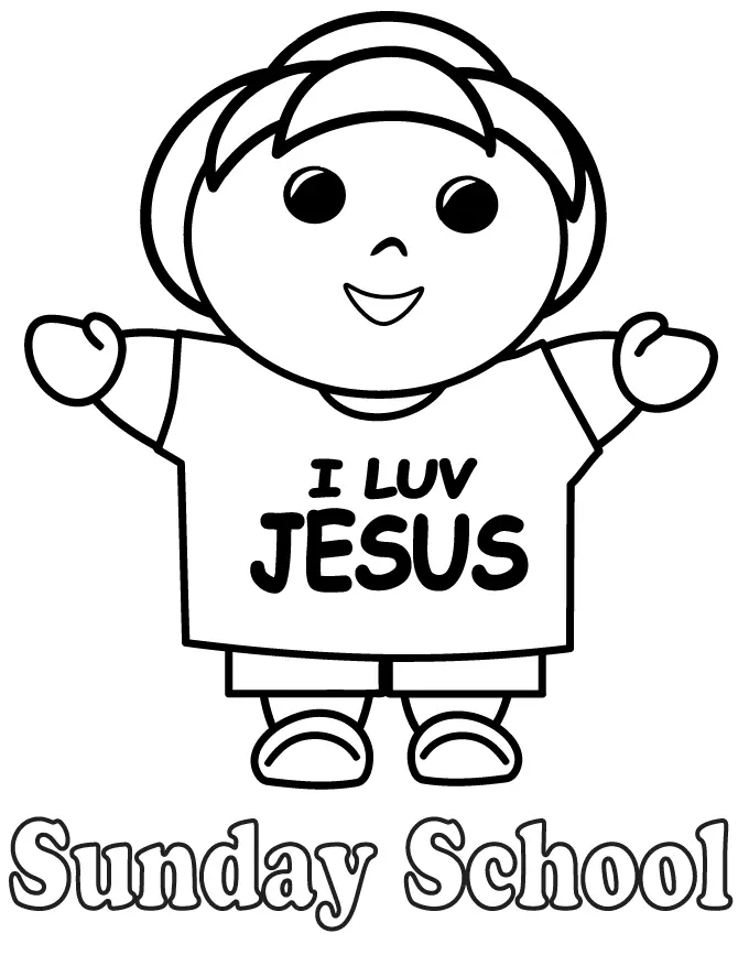 Jesus Coloring Pages 16
