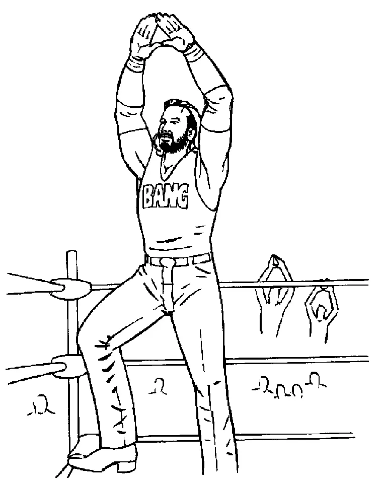 Jey Uso Coloring Pages 6