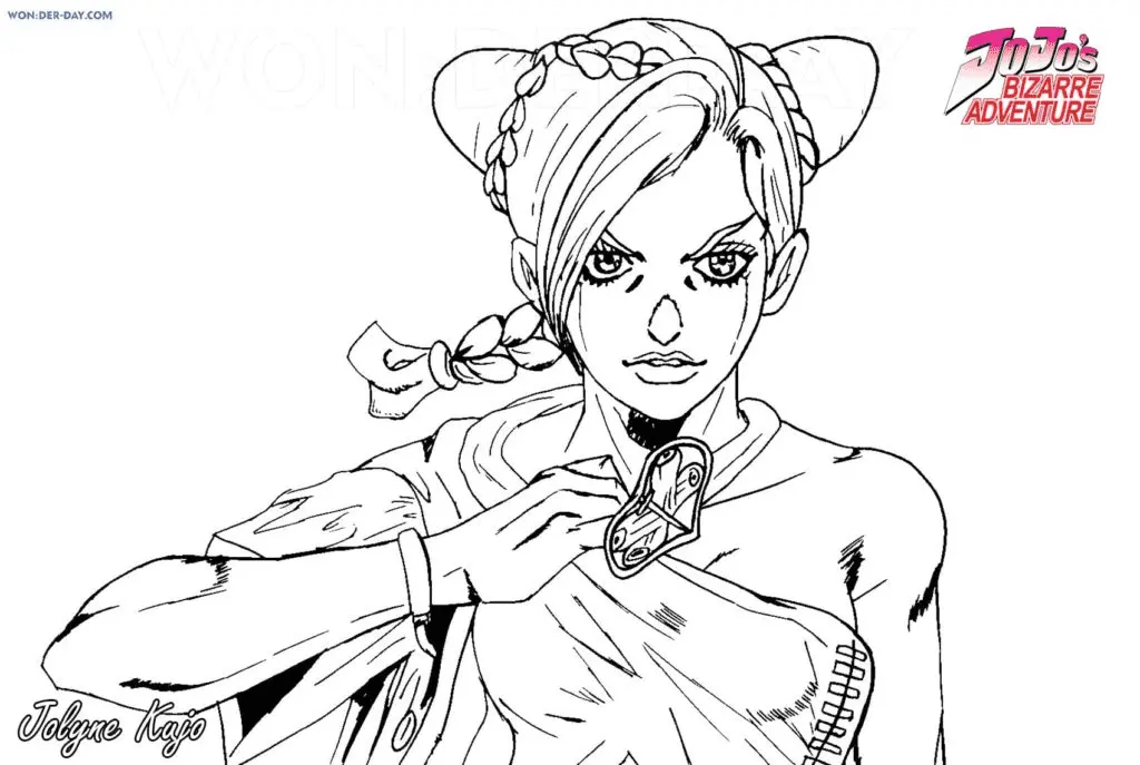 JoJo's Bizarre Adventure Ausmalbilder 34