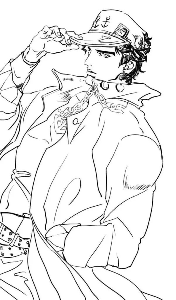 Jojo S Bizarre Adventure Para Colorear 41