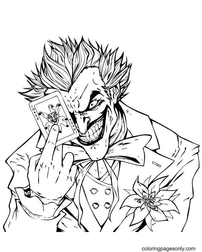 Joker Coloring Pages 20