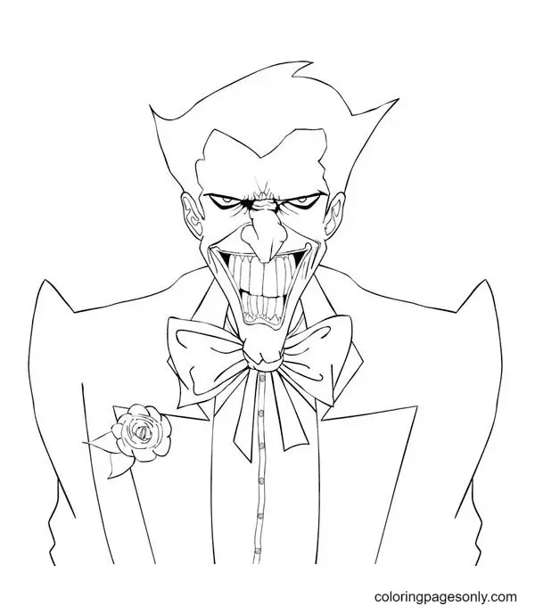 Desenhos de Joker Para Colorir 32