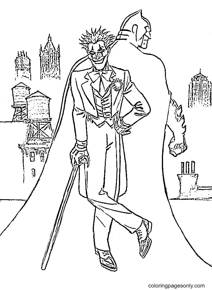 Joker Coloring Pages 35