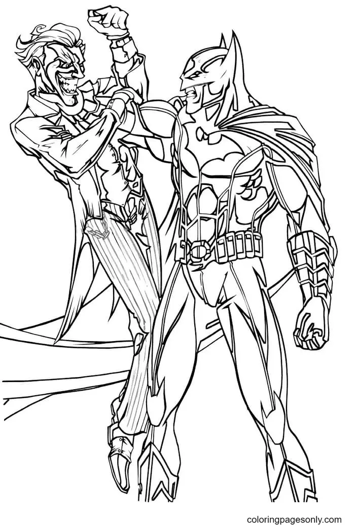 Joker Coloring Pages 8