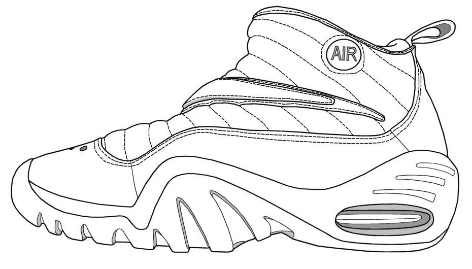 Jordan 4 Ausmalbilder