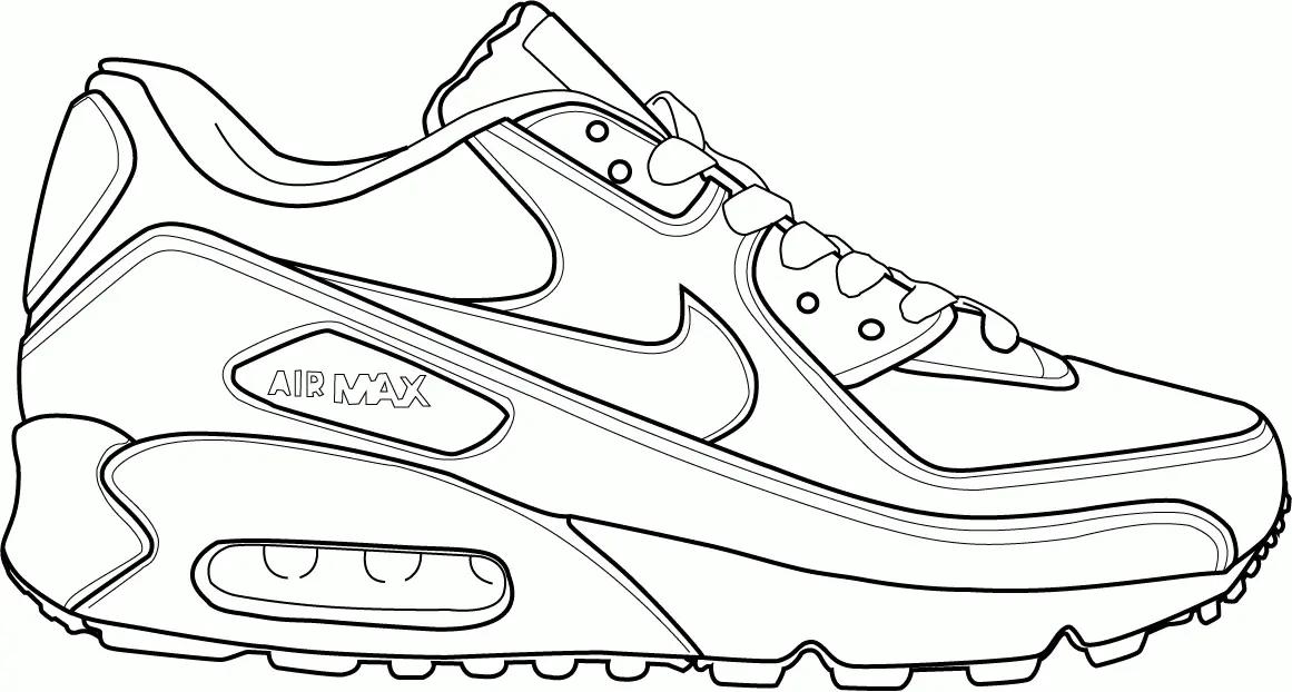 Desenhos de Jordan 4 Para Colorir 8