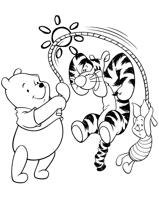 Desenhos de Paginas de Pular Corda Para Colorir 2