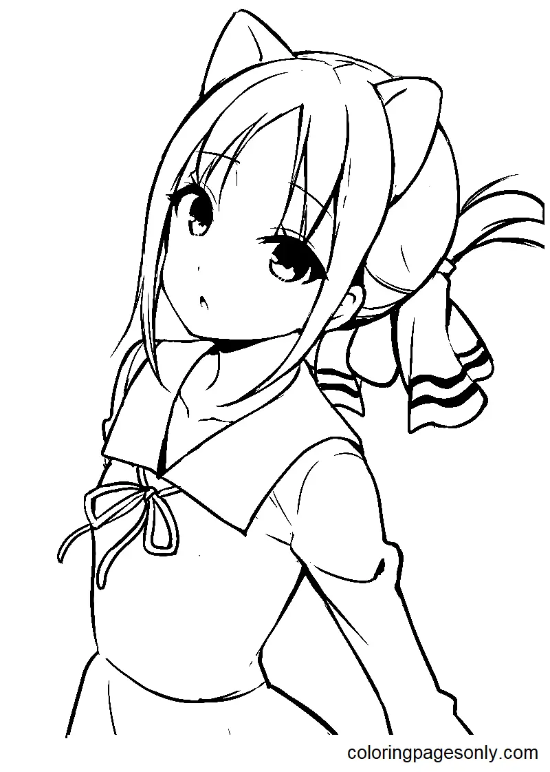 Kaguya Sama Love Is War Para Colorear 1