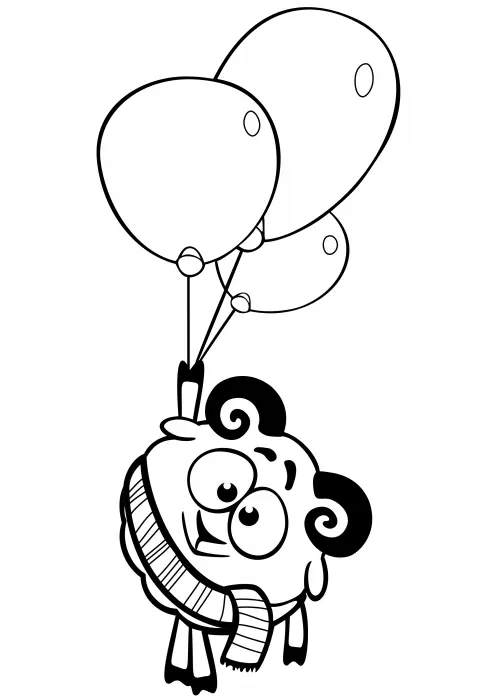 KikoRiki Coloring Pages 24