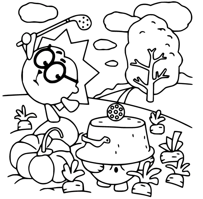 Kikoriki Para Colorear 29