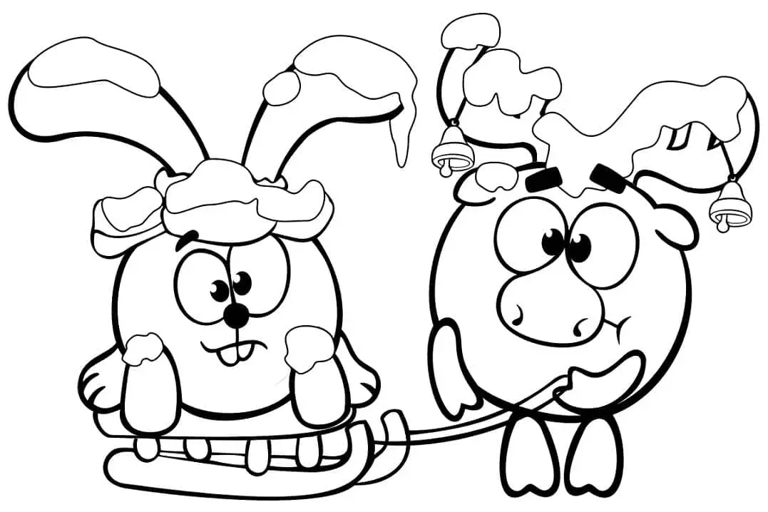 KikoRiki Coloring Pages 63