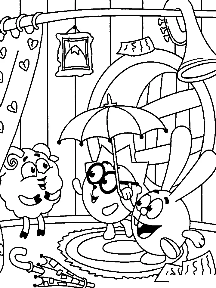 KikoRiki Coloring Pages 83