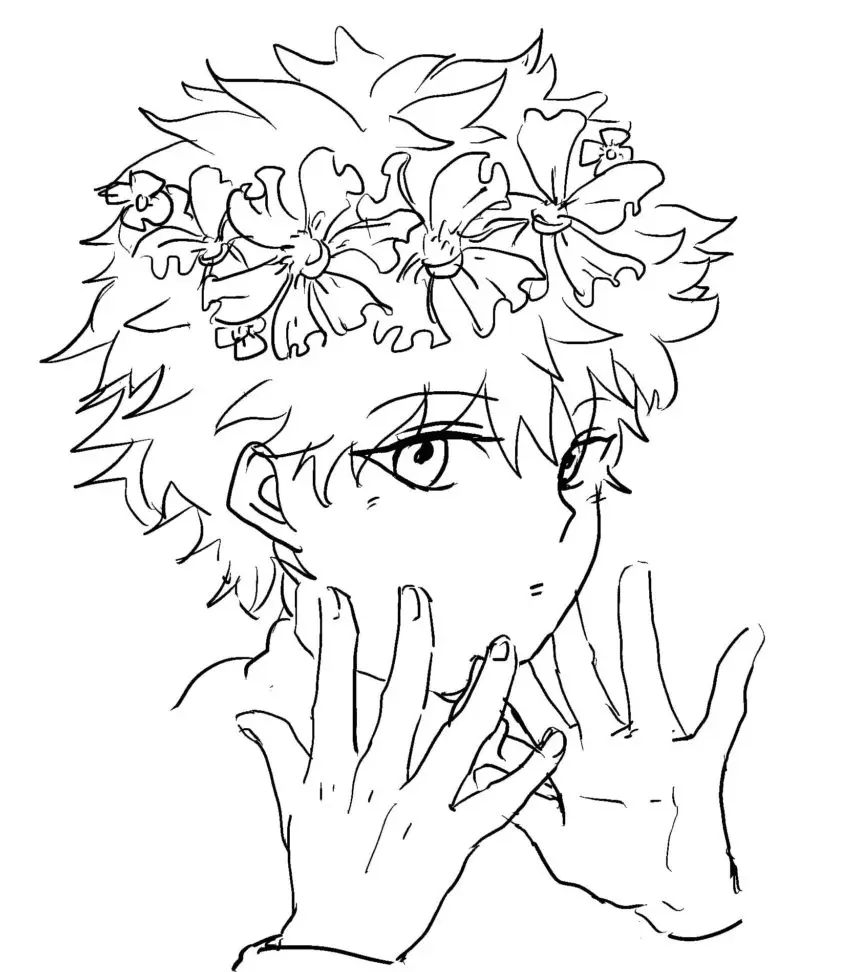 Desenhos de Killua Zoldyck Para Colorir 56
