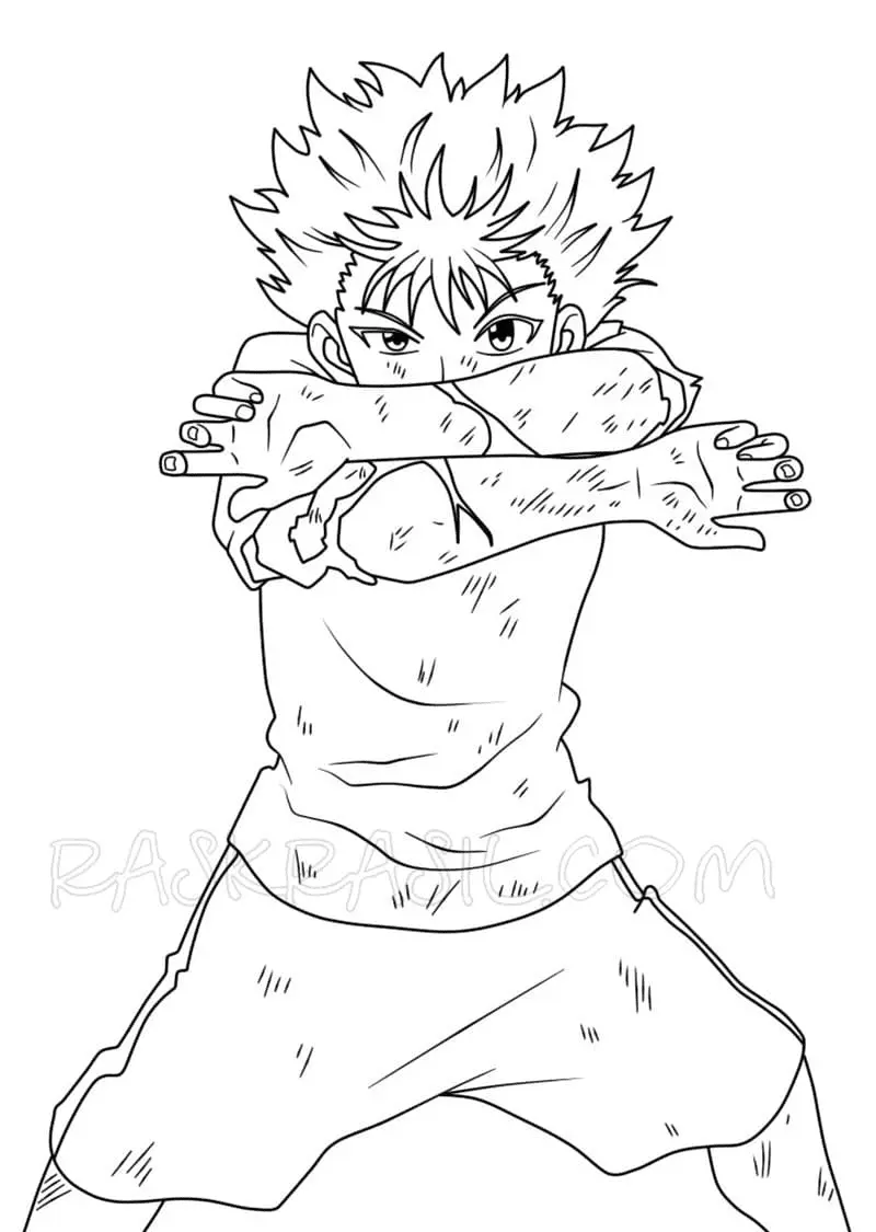 Desenhos de Killua Zoldyck Para Colorir 57