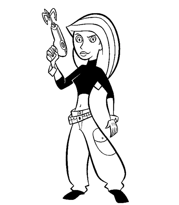 Desenhos de Kim Possible Para Colorir 25