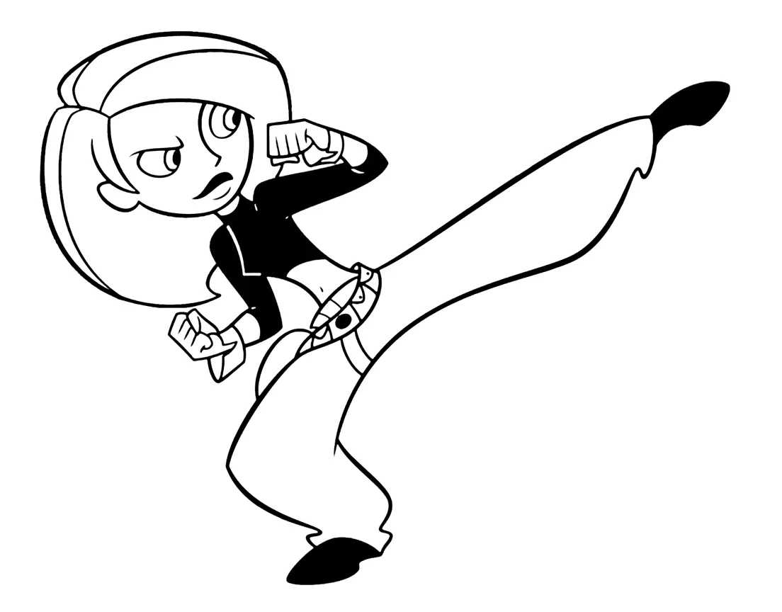 Desenhos de Kim Possible Para Colorir 26