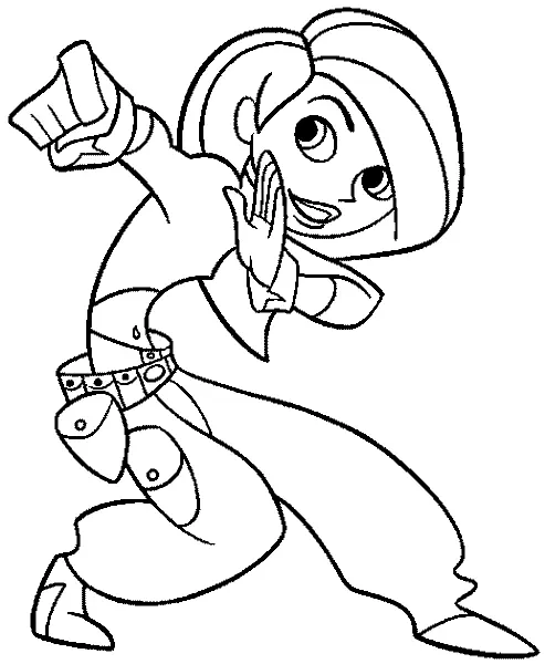 Desenhos de Kim Possible Para Colorir 3