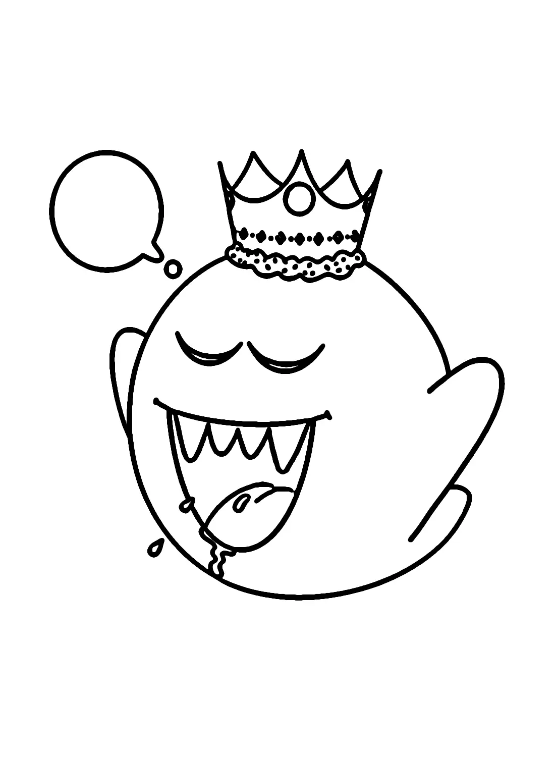 Desenhos de Rei Boo Para Colorir