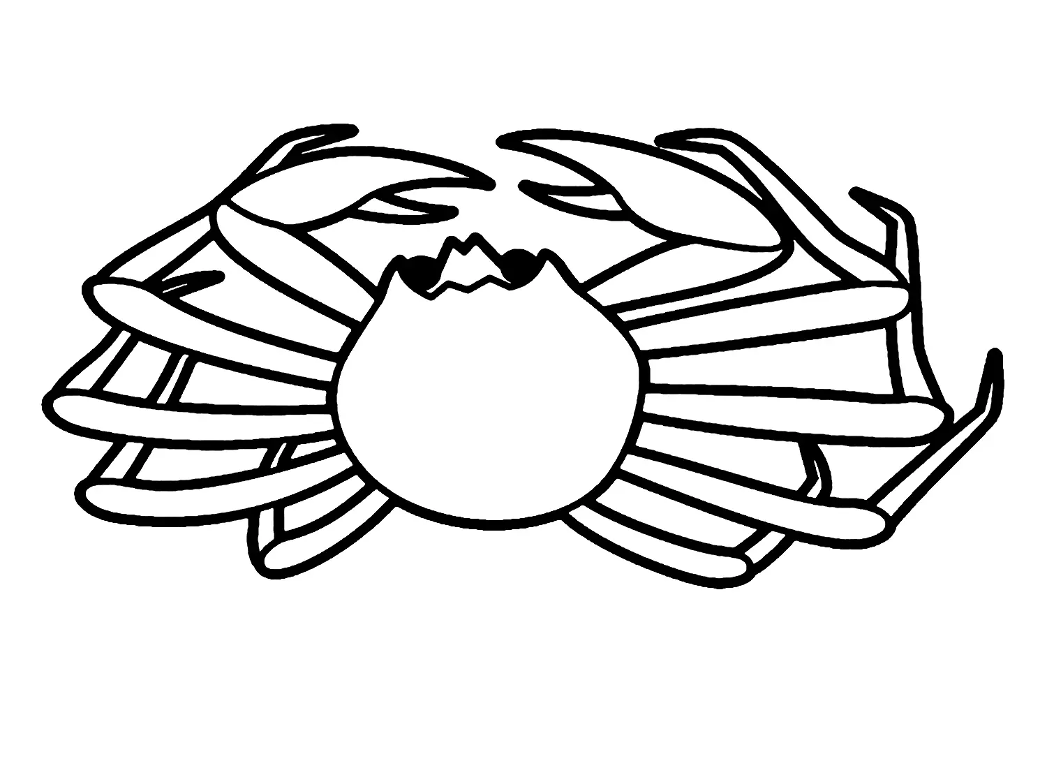 Desenhos de Caranguejo-Rei Para Colori 4
