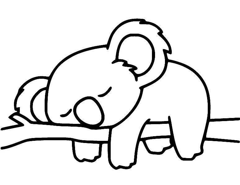Koala Coloring Pages 13