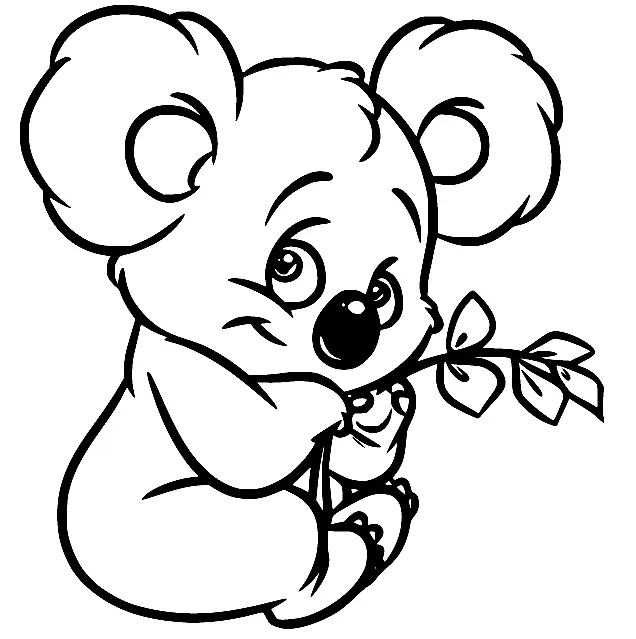 Koala Coloring Pages 33