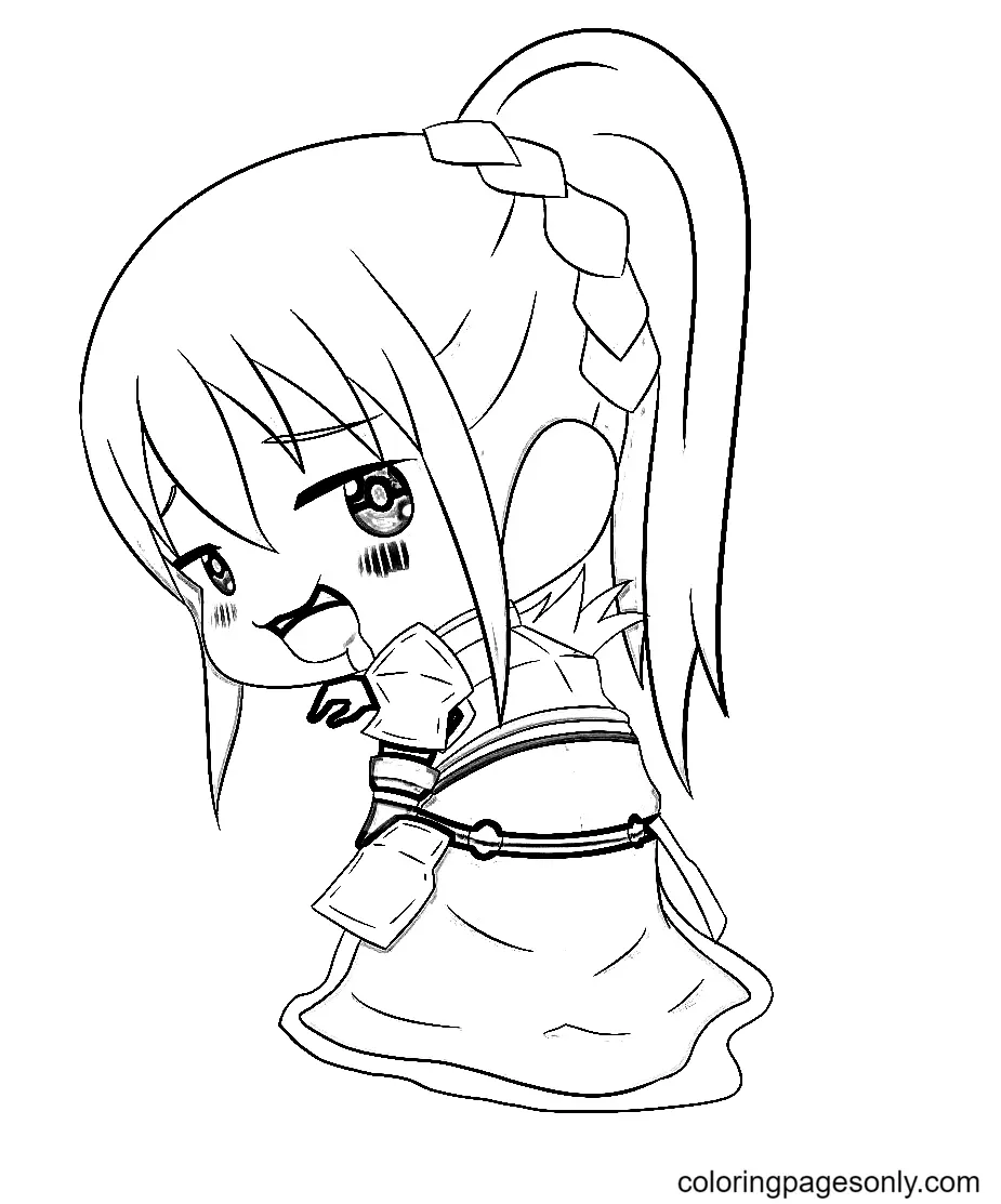 Desenhos de Konosuba Para Colorir 20