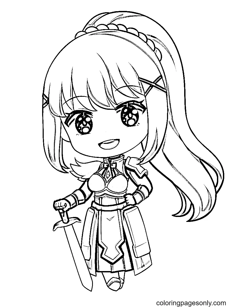 Desenhos de Konosuba Para Colorir 51