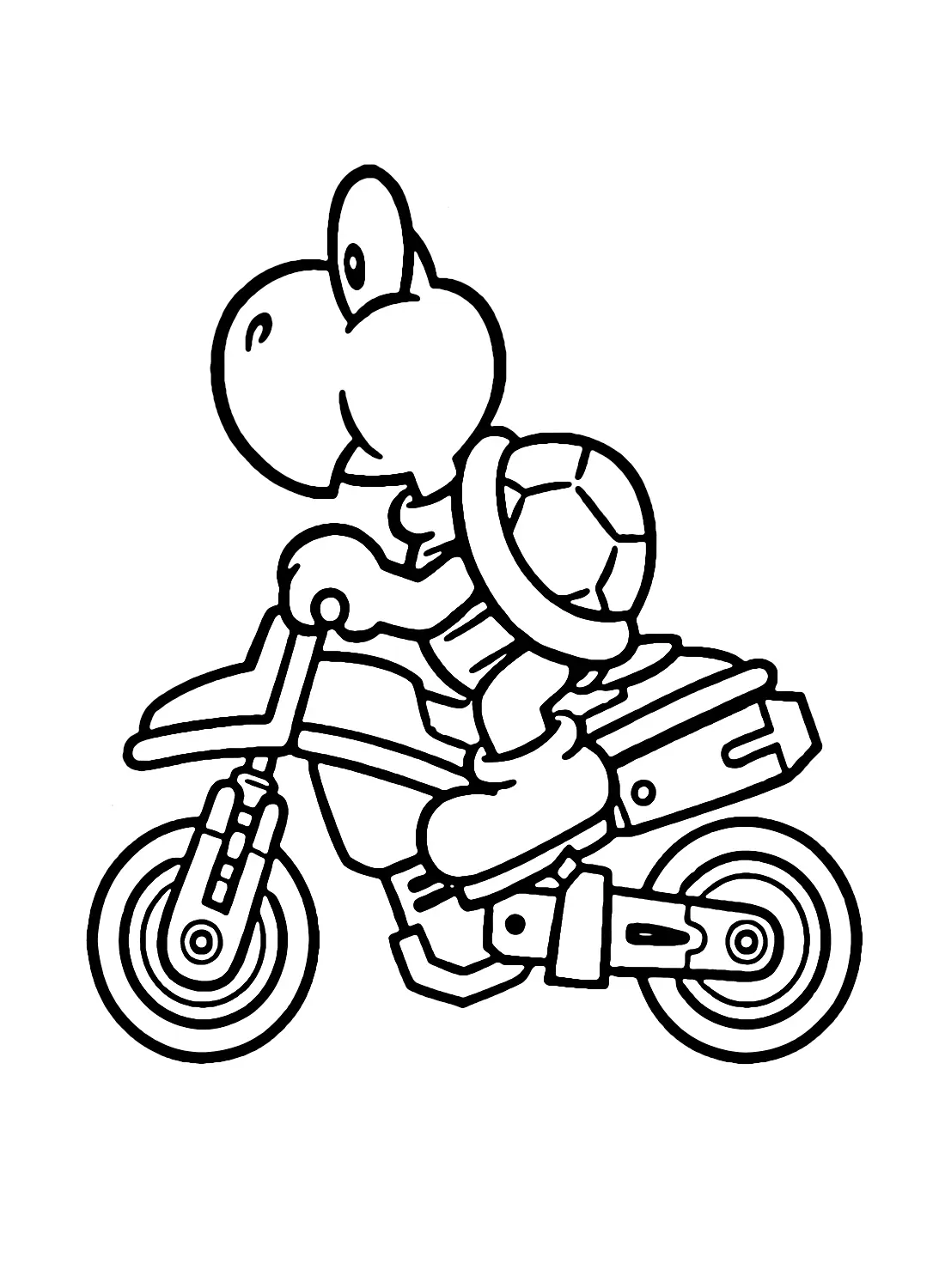 Koopa Troopa Coloring Pages 2