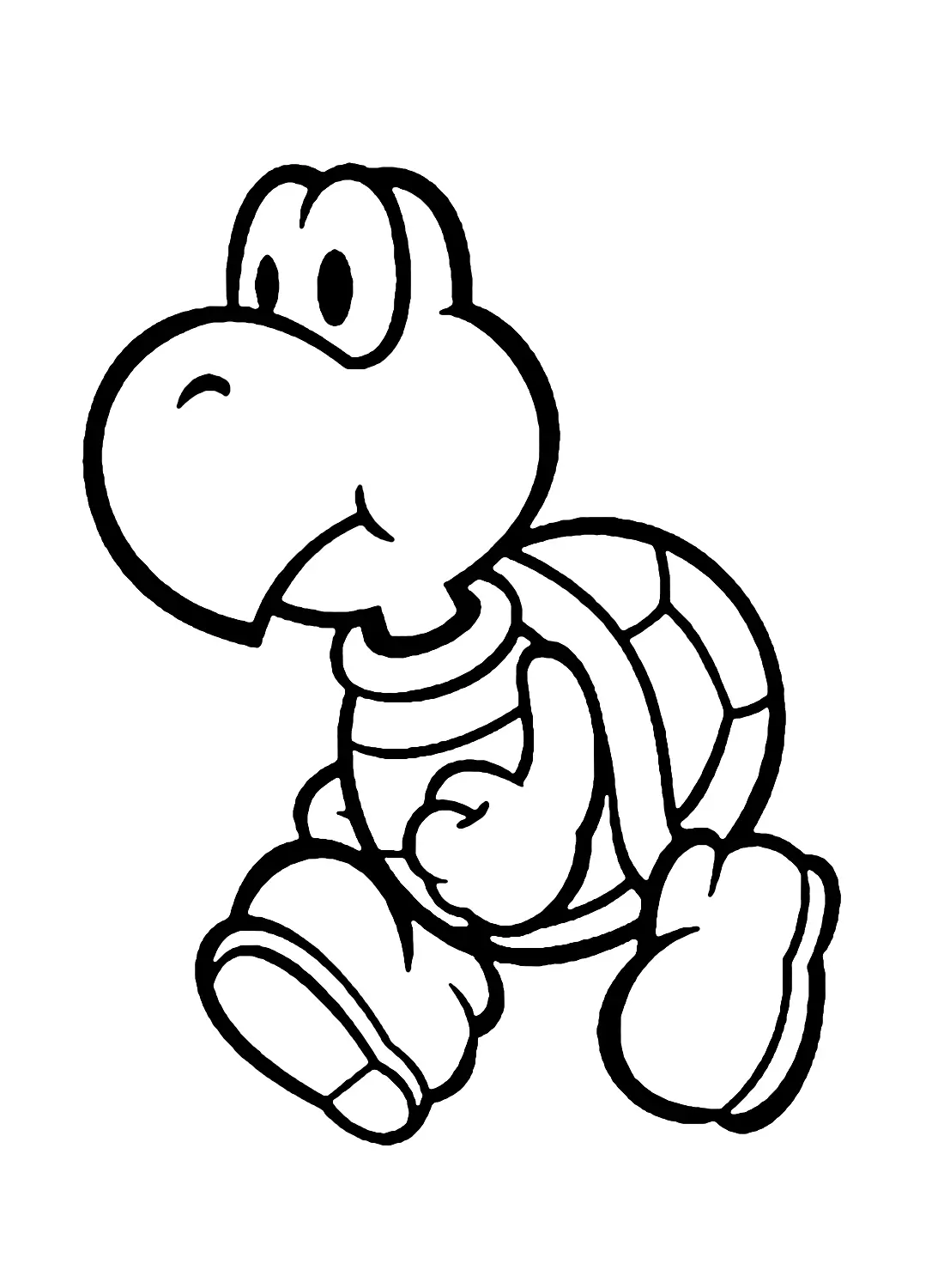 Koopa Troopa Coloring Pages 4