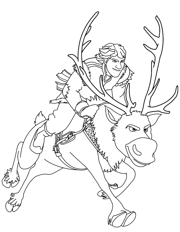Kristoff Ausmalbilder 3