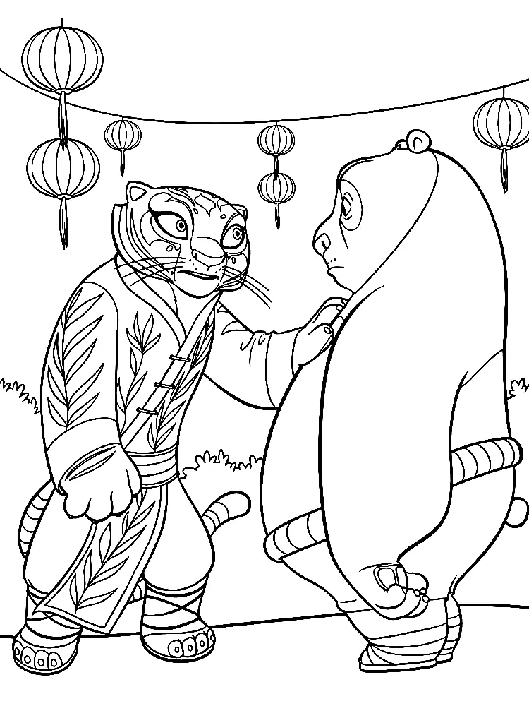 Kung Fu Panda Ausmalbilder 18